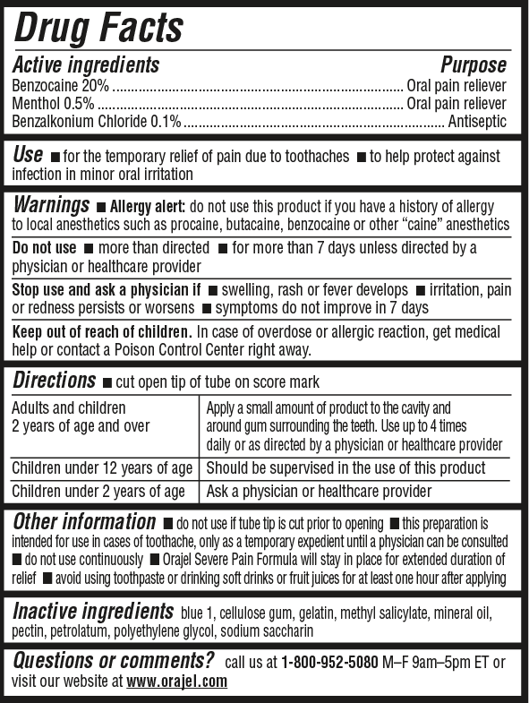 Severe Toothache and Gum Relief Plus Gel Orajel™
