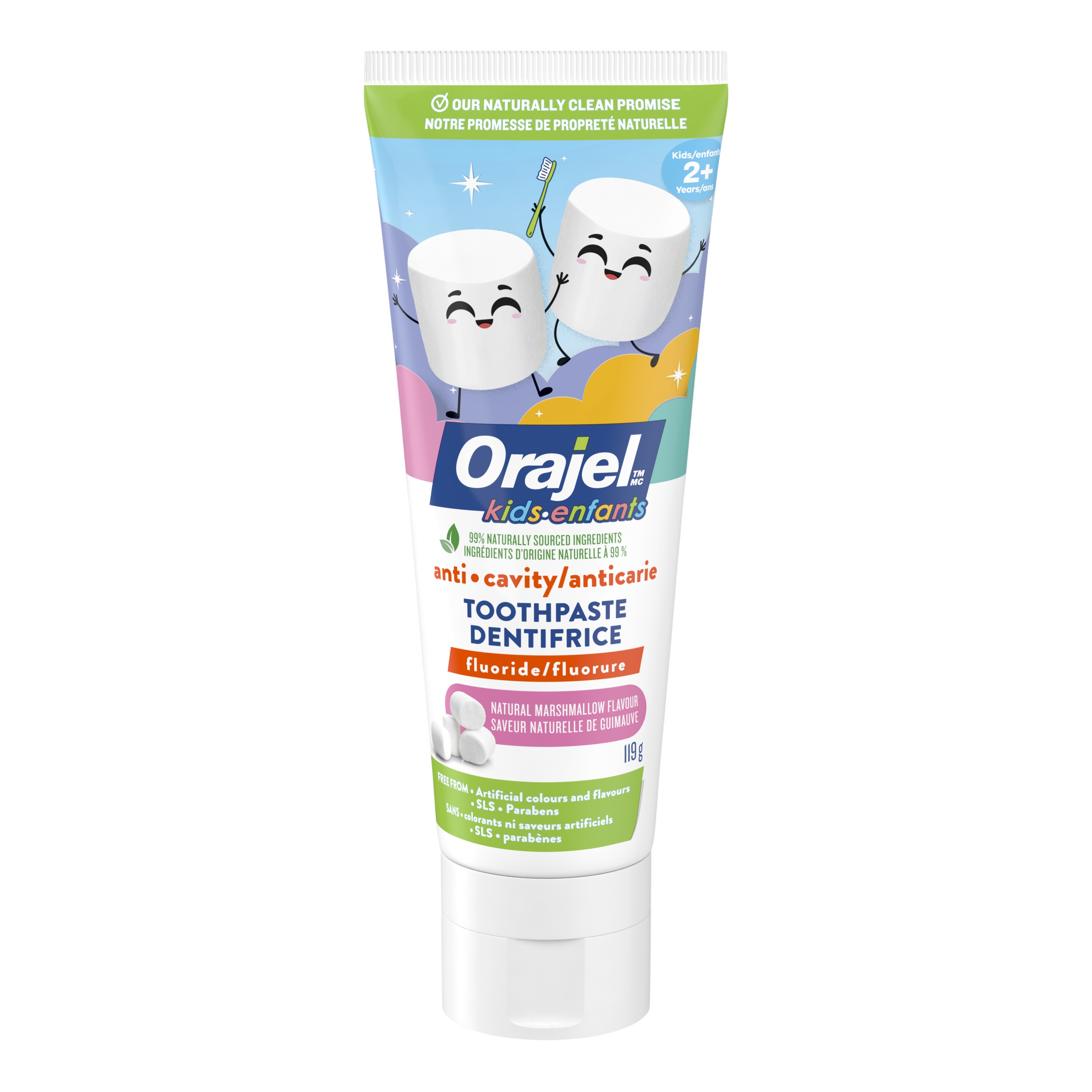 Anticavity Marshmallow Flavour Toothpaste | Orajel™ Kids