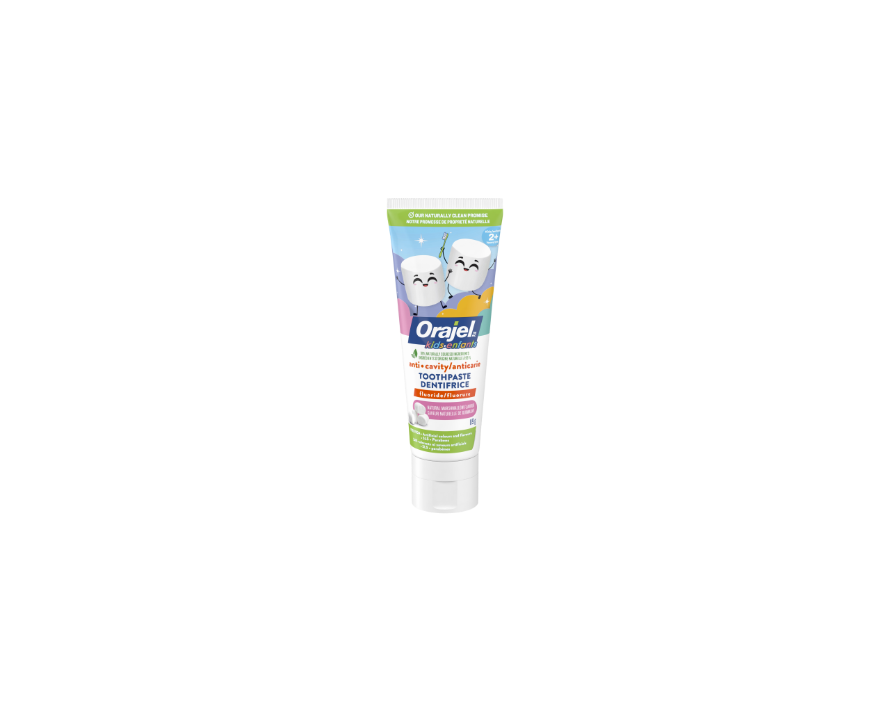 Orajel Toothpaste Complete Protection Orajel MC Kids Dentifrice Anti-Caries Saveur Guimauve