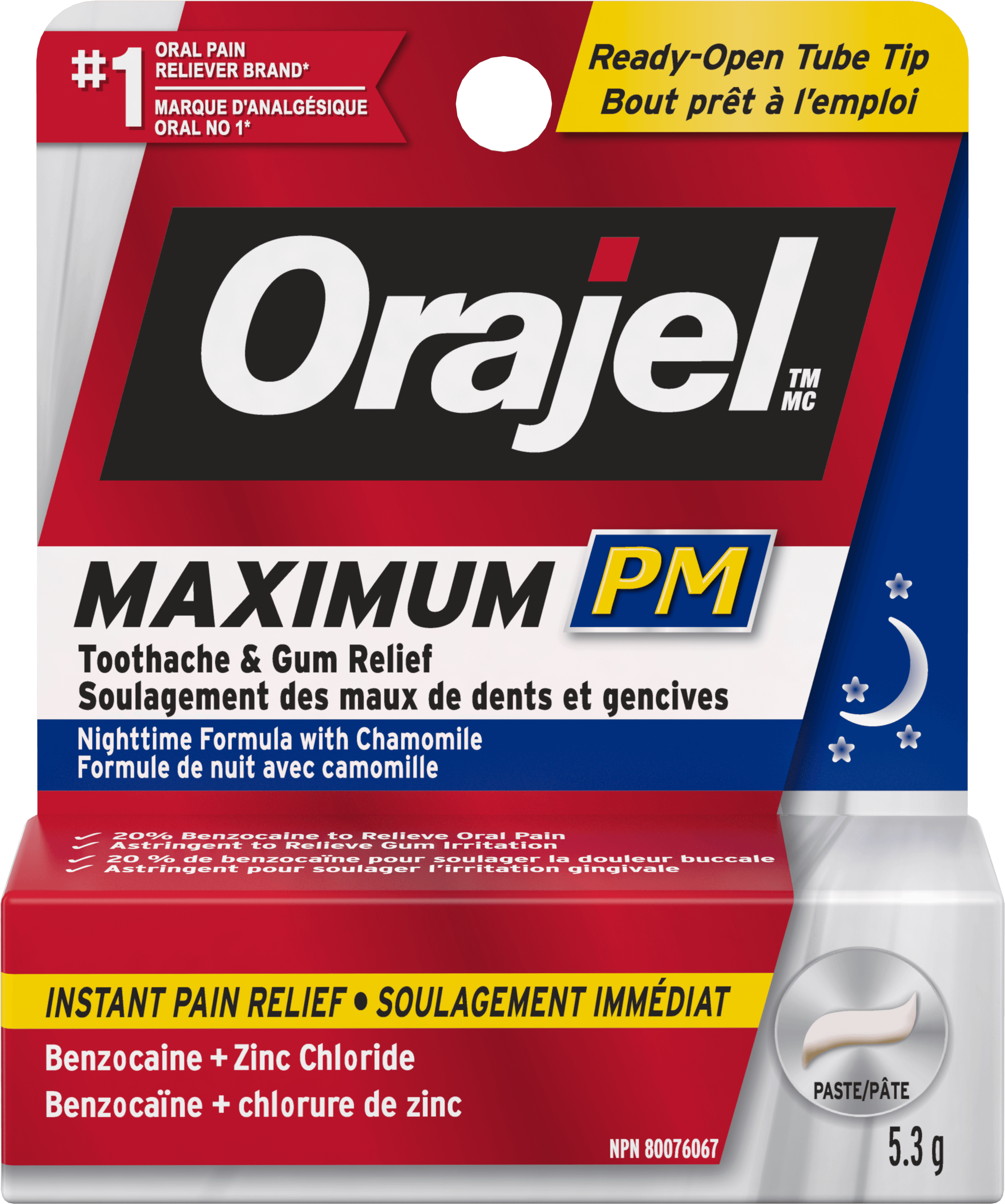 Orajel™ Maximum Strength PM Toothache & Gum Relief Paste