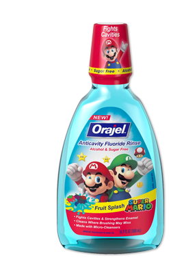 Super Mario Fluoride Rinse