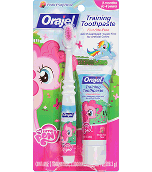 Orajel My Little Pony Fluoride Free Training Toothpaste And Toothbrush Combo Pack Orajel My Little Pony Fluoride Free Training Toothpaste And Toothbrush Combo Pack