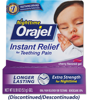 orajel for teething infants