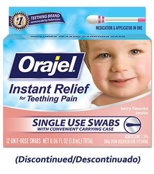 Medicated Teething Swabs | Orajel 