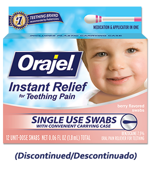 orajel for teething infants